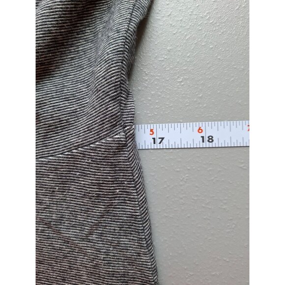 Old Navy Womens Fitted Mini Dress Heather Gray Short Sleeve Normcore Minimalist - Picture 8 of 9